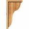 Ekena Millwork Carmel Rough Sawn Corbel w/Backplate, Western Red Cedar, 8"W x 10"D x 18"H COR08X10X18CAR01RWR - alternate 2